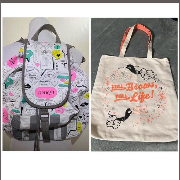 Discontinued benefit backpack and tote